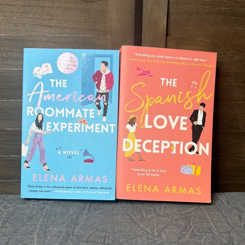 Elena Armas Paperback Set Spanish Love Deception American Roommate Experiment